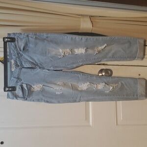 Wild Blue Denim Leggings Size 3